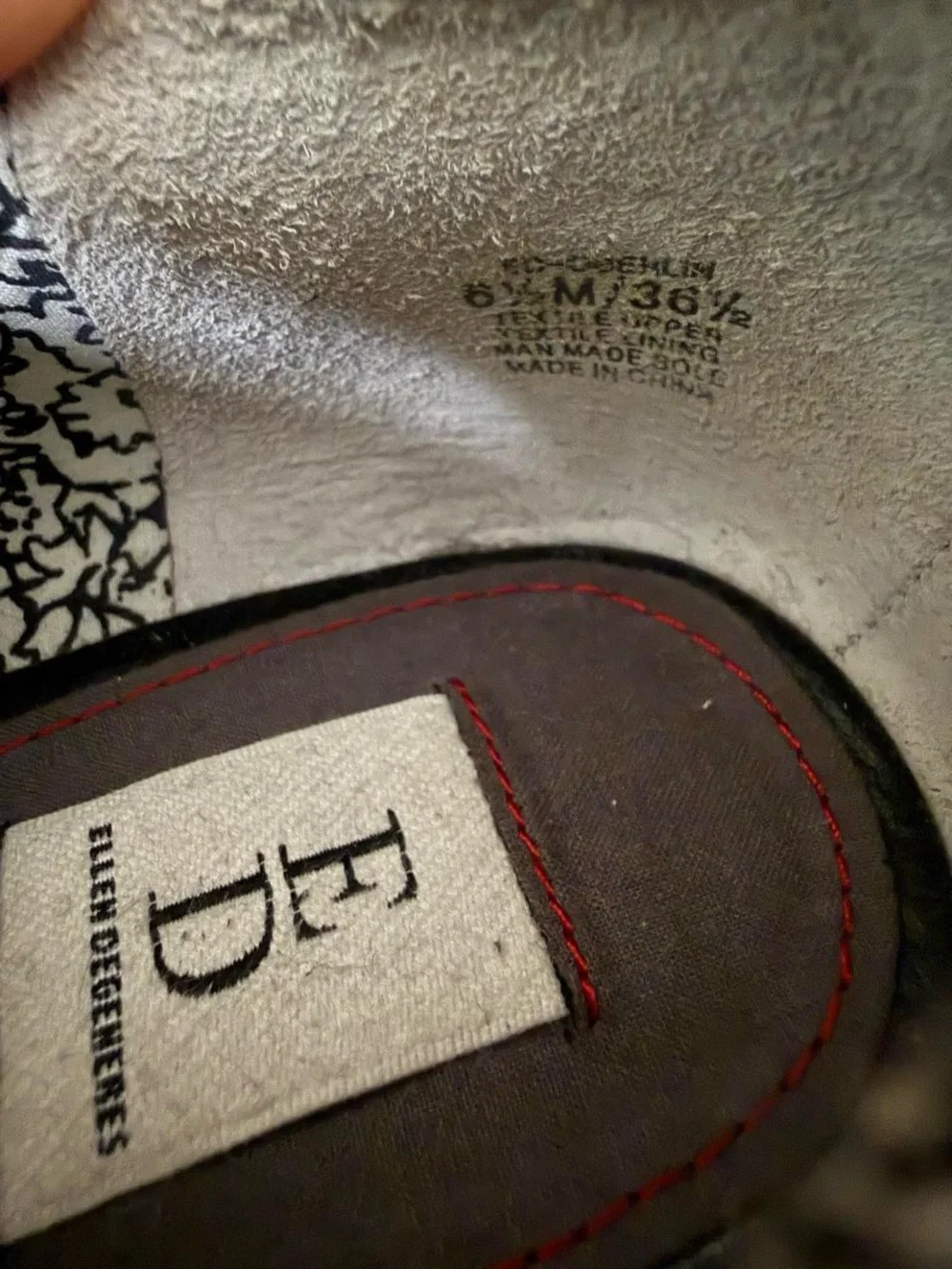 ED Ellen DeGeneres Oberlin Tweed Platform Oxford Shoes Size 6.5